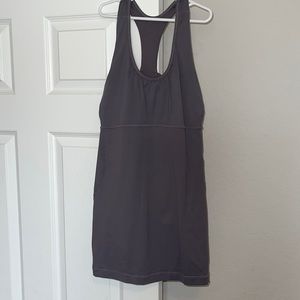 Lululemon tank top with sports bra